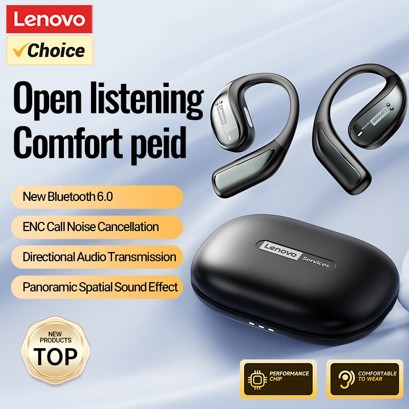 Lenovo LE505 OWS Wireless Earp - Sports Earphone Hook ulasan dan harga