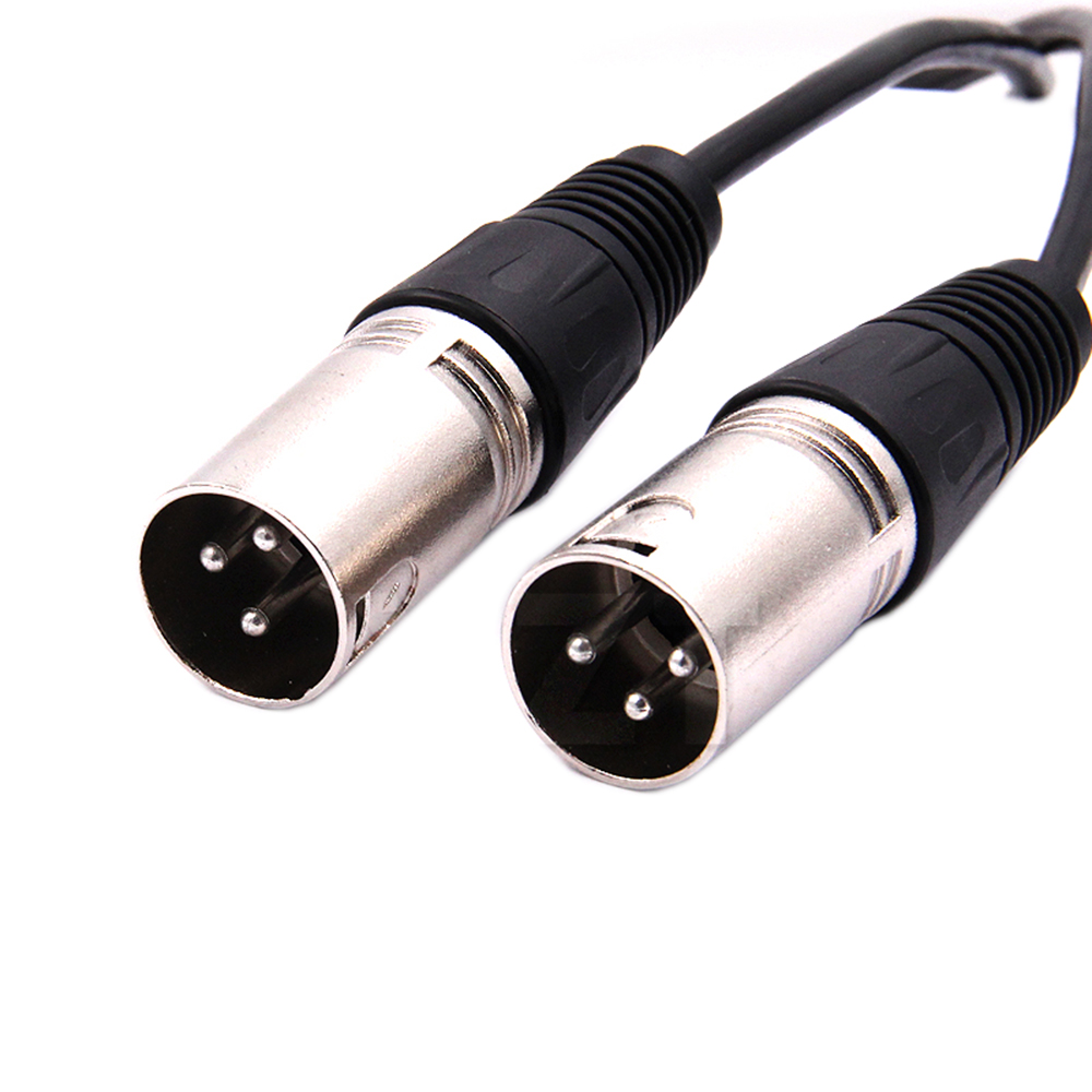 30cm 3 Pin XLR FEMALE Jack To  - Audio Splitter Y ulasan dan harga