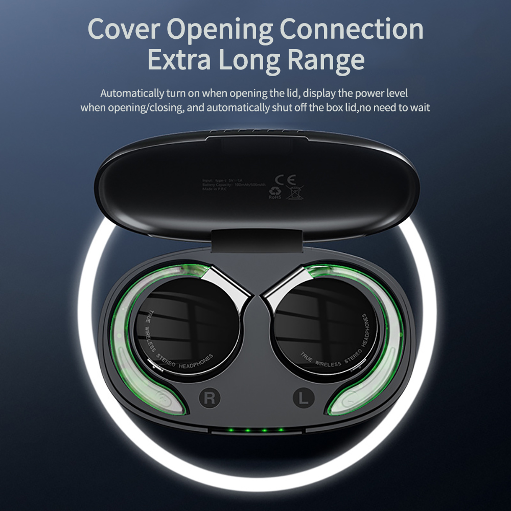F2 TWS Earphones With Micropho - Sports Earphone Hook ulasan dan harga