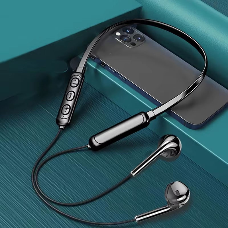 Neck Hanging Bluetooth Headset - Bluetooth Headset On Ear ulasan dan harga