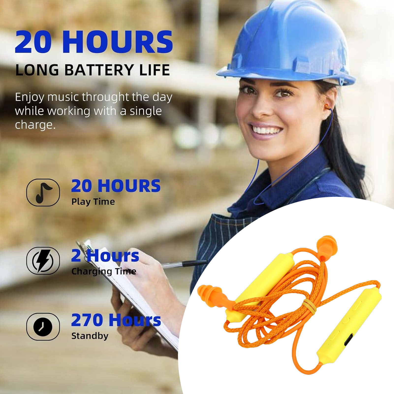 Ear Plugs Bluetooth Headset Fo - Bluetooth Headset On Ear ulasan dan harga