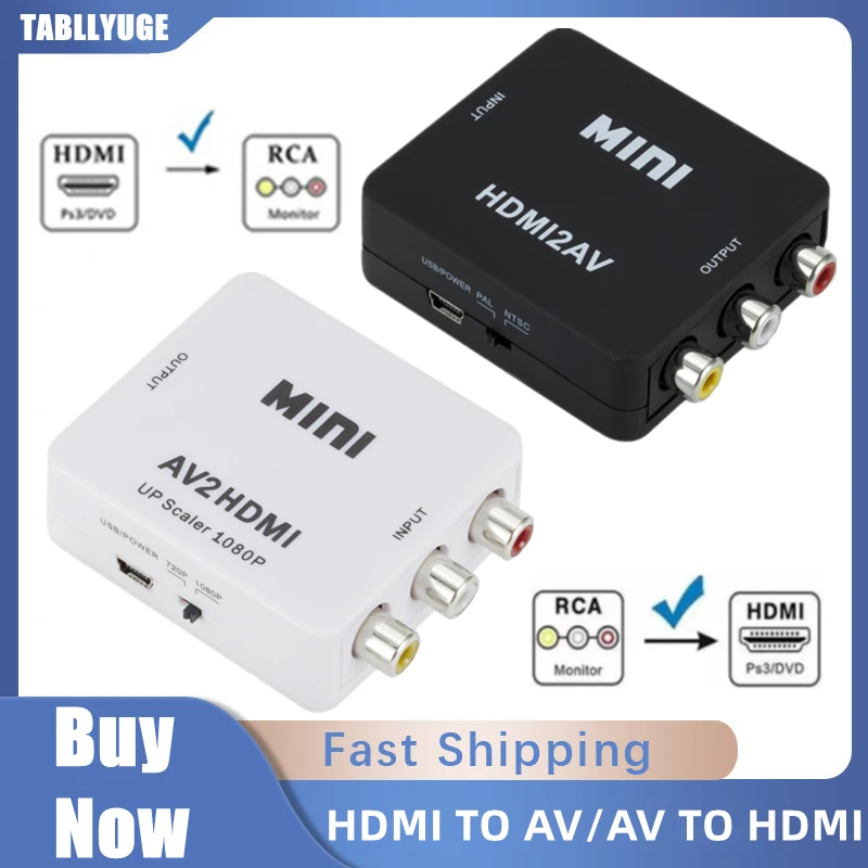 HDMI-compatible to RCA Convert - Audio Splitter Y ulasan dan harga