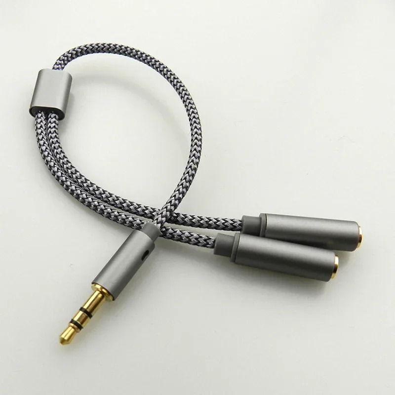 Headset Adapter Headphone Mic  - Audio Splitter Y ulasan dan harga