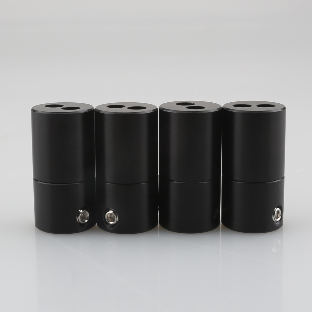 4PCS Aluminum Alloy Hi-Fi Spea - Audio Splitter Y ulasan dan harga