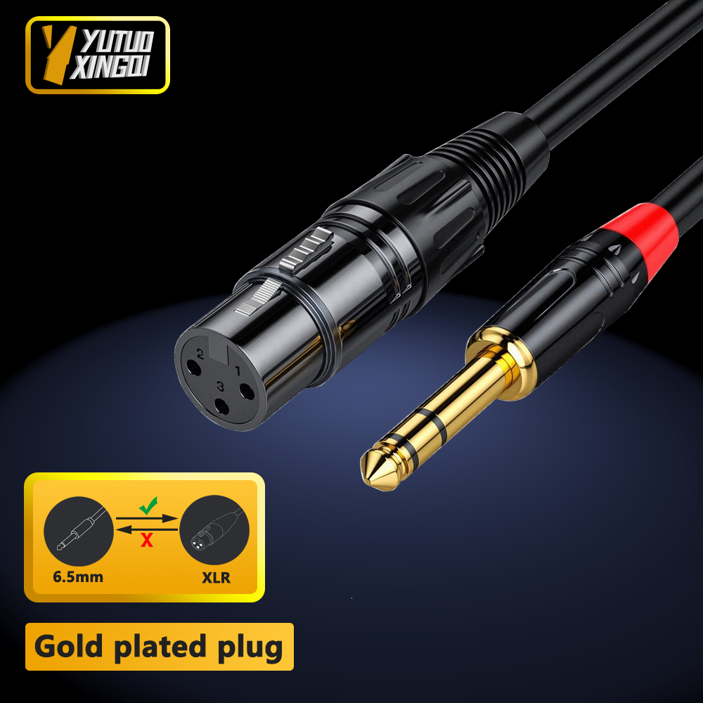 6.5mm Audio To XLR Female Audi - Audio Splitter Y ulasan dan harga