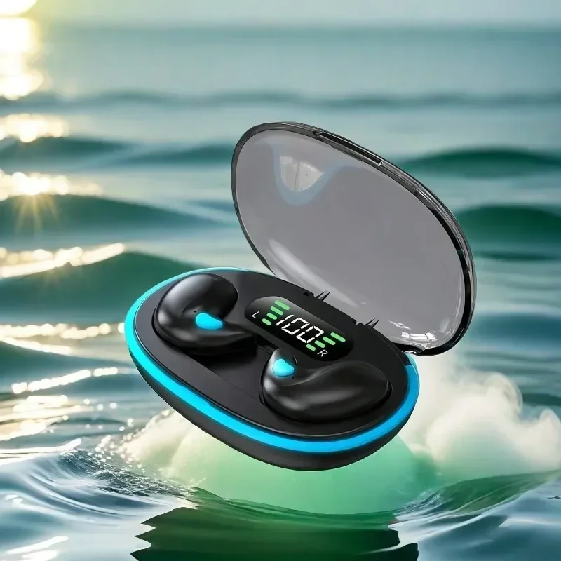 Wireless Earbuds Bluetooth Hea - Earbuds Charging Case ulasan dan harga