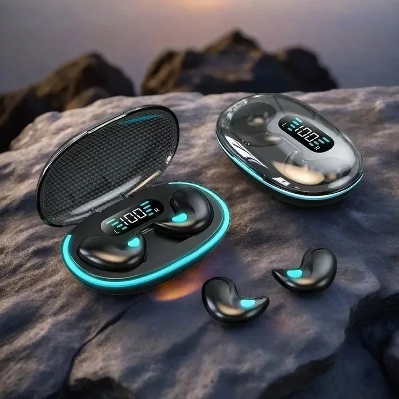 Wireless Earbuds Bluetooth Hea - Earbuds Charging Case ulasan dan harga